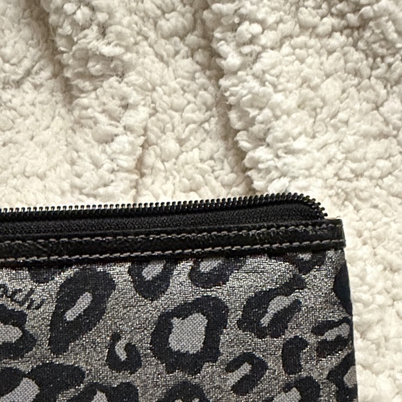 Coach Black and Silver Animal Print Clutch/tablet bag padded - Picture 13 of 16